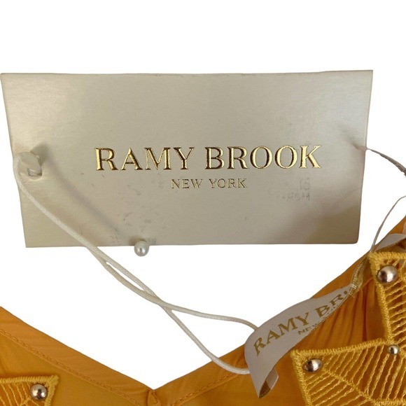 Ramy Brook‎ Renee Yellow Top Women's Size Medium MSRP $275 - Picture 5 of 10